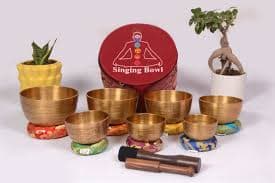 Handcrafted Brass Singing Bowl — artisan detail